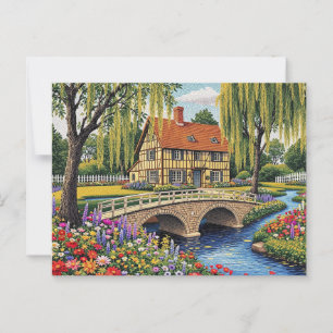 Carte Postale Style MOSAIC