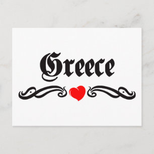 Carte Postale Style tatouage Guatemala