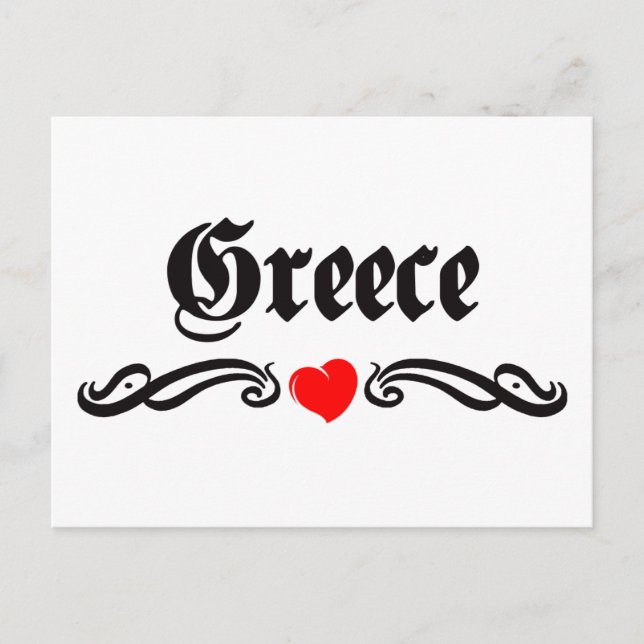 Carte Postale Style tatouage Guatemala (Devant)