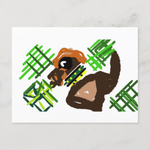 Carte Postale Style Terrier st Patrick irlandais