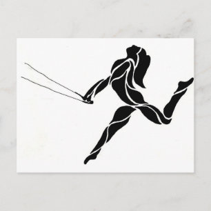 Carte Postale Style Trapeze volant