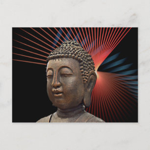 Carte Postale Style Yoga Bouddha Chic