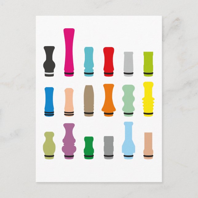Carte Postale Styles de conseil de la goutte (Devant)