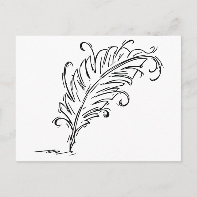 Carte postale Stylo Quill (Devant)