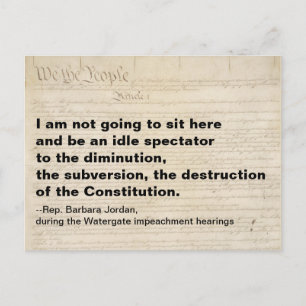 Carte Postale Subversion et destruction de la Constitution
