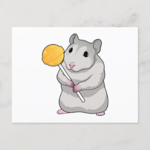 Carte Postale Sucette de hamster
