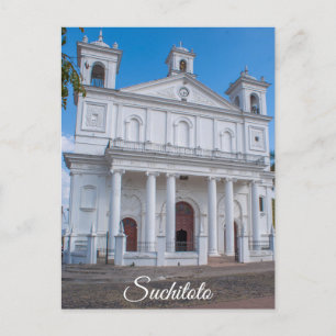 Carte Postale Suchitoto, la cathédrale du Salvador