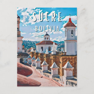 Carte Postale Sucre : Capitale culturelle de la Bolivie