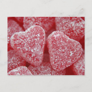 carte postale sucre coeur