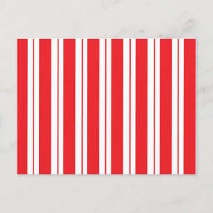 Carte Postale Sucre de canne de Noël Peppermenthe Stripes