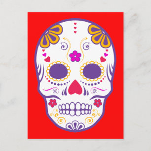 Carte Postale sucre skullz : 1