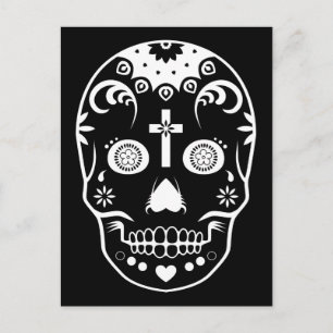 Carte Postale sucre skullz : 2