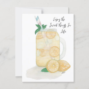 Carte Postale Sucrée Lemonade