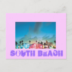 Carte Postale SUD BEACH, Floride