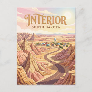 Carte Postale Sud intérieur du Dakota