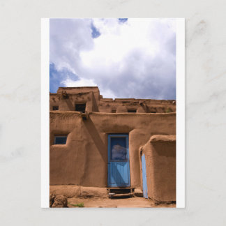 Carte Postale Sud-Ouest Nouveau-Mexique Adobe House Village