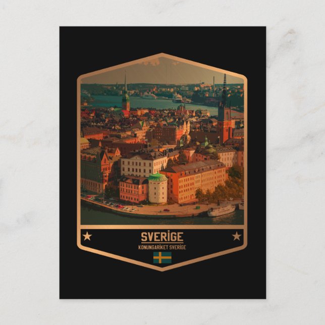 Carte Postale Suède (Devant)