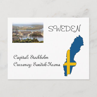 Carte Postale Suède