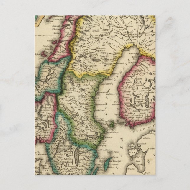 Carte Postale Suède et Norvège 2 (Devant)