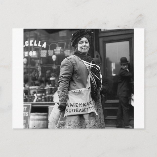 Carte Postale Suffragette américaine, 1910 (Devant)
