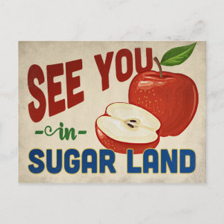 Carte Postale Sugar Land Texas Apple - Vintage voyage