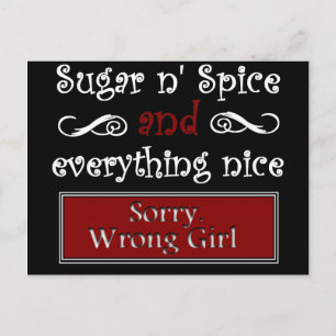 Carte Postale Sugar n'Spice