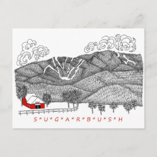 Carte Postale Sugarbush Vermont