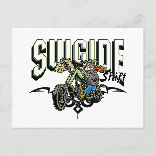 Carte Postale Suicide Biker (Devant)
