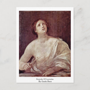 Carte Postale Suicide De Lucretia Par Guido Reni