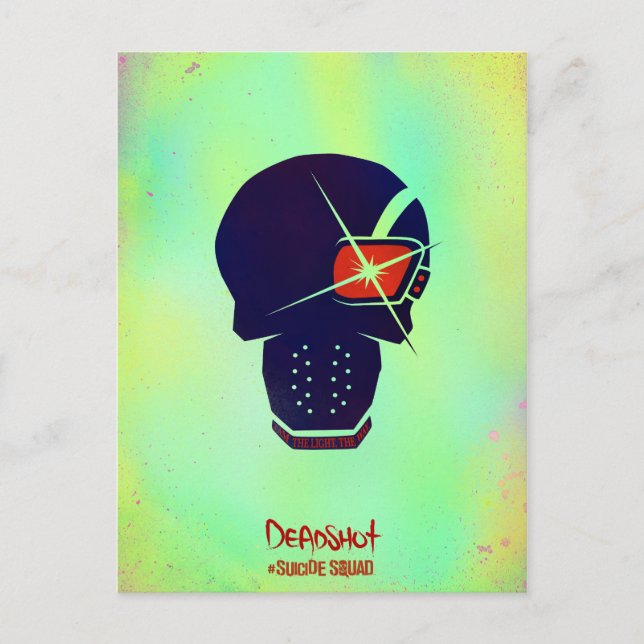 Carte Postale Suicide Squad | Deadshot Head Icon (Devant)