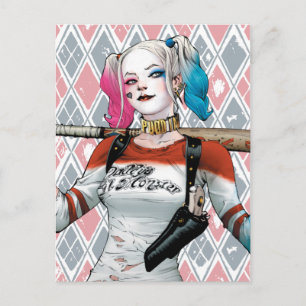 Carte Postale Suicide Squad   Harley Quinn