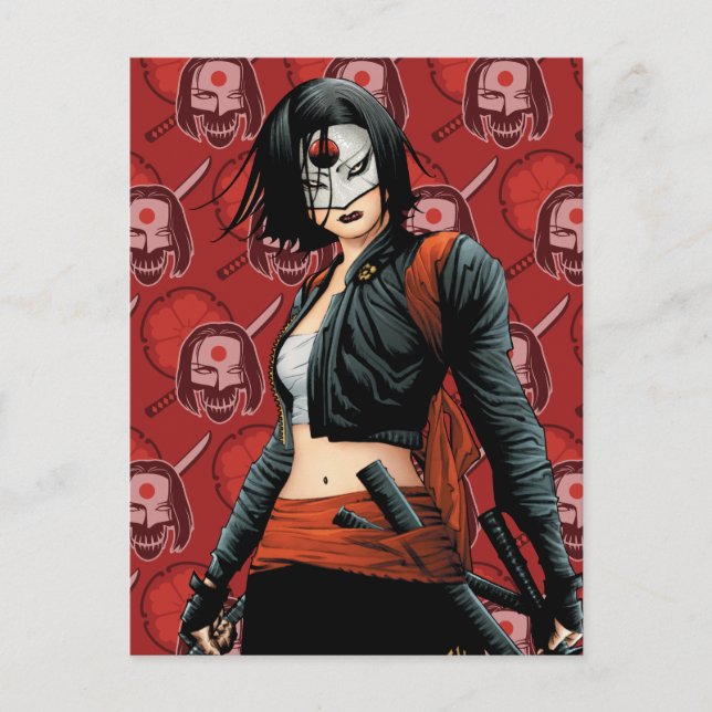 Carte Postale Suicide Squad | Katana Comic Book Art (Devant)