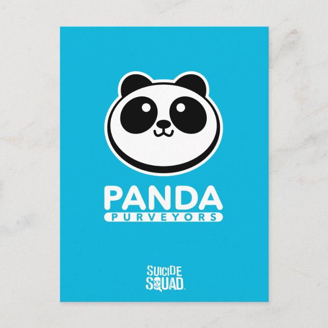 Carte Postale Suicide Squad | Logo de Panda Purveyor (Devant)
