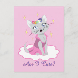 Carte Postale Suis-Je Mignonne ?