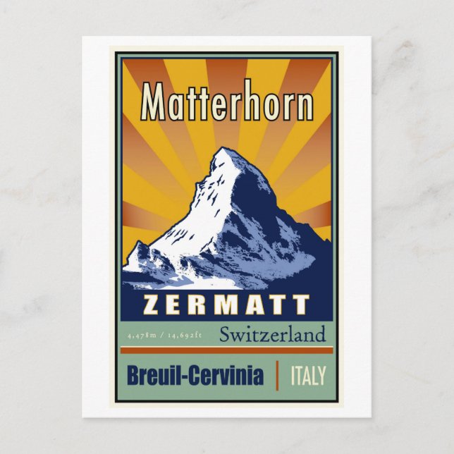 Carte Postale Suisse (Devant)