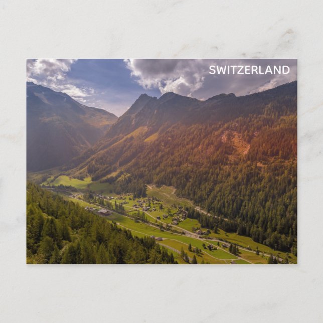 Carte Postale Suisse Alpes alpines photo de voyage (Devant)