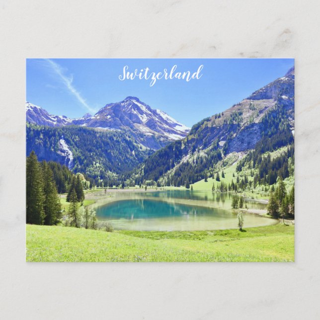 Carte Postale Suisse Alpes alpines photo de voyage (Devant)