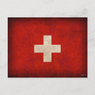 Carte postale suisse Drapeau