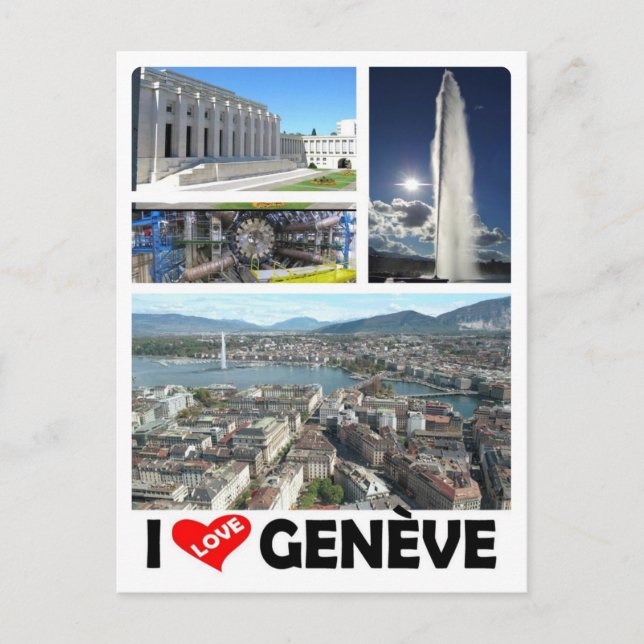 Carte Postale Suisse - Genève - Genève - I love - (Devant)