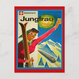 Carte Postale Suisse jungfrau