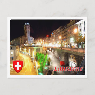 Carte Postale Suisse - Lausanne -