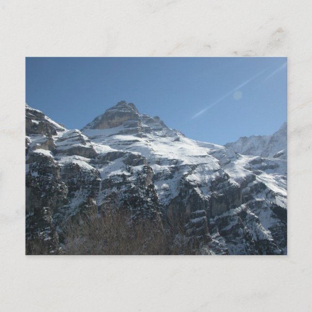 Carte Postale Suisse, l'Eiger d'Isolfhein (Devant)
