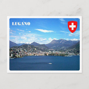 Carte Postale Suisse - Lugano -