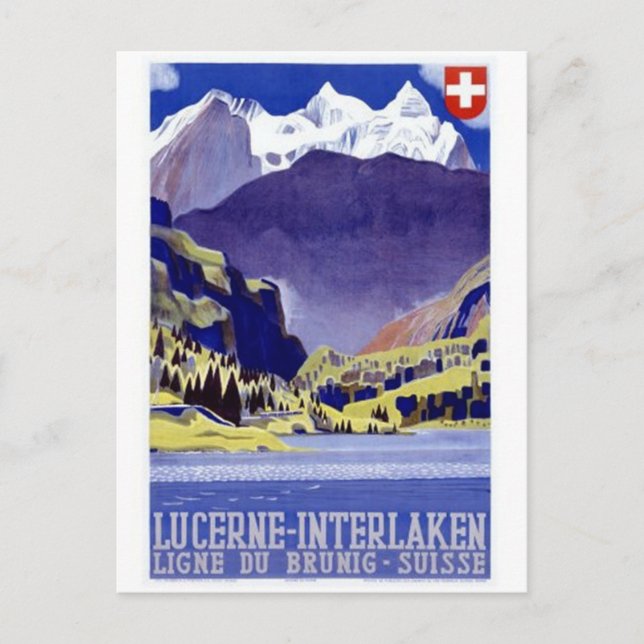 Carte Postale Suisse vintage - (Devant)