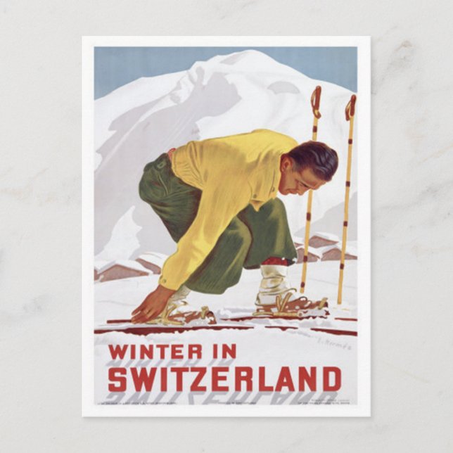 Carte Postale Suisse vintage - (Devant)