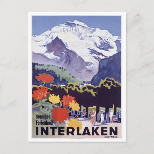 Carte Postale Suisse vintage - (Devant)