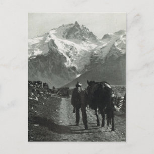 Carte Postale Suisse vintage Jungfrau