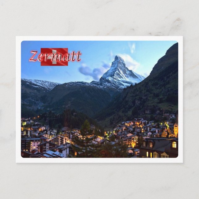 Carte Postale Suisse - Zermatt - (Devant)