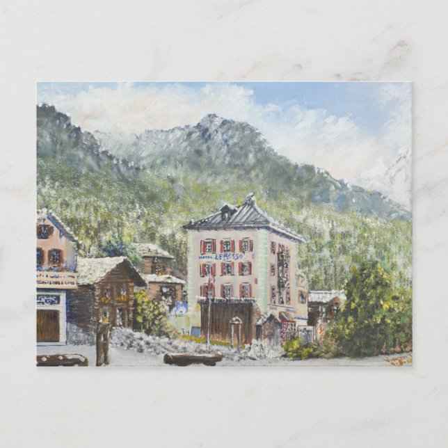 Carte Postale Suisse Zinal. 2007 (Devant)