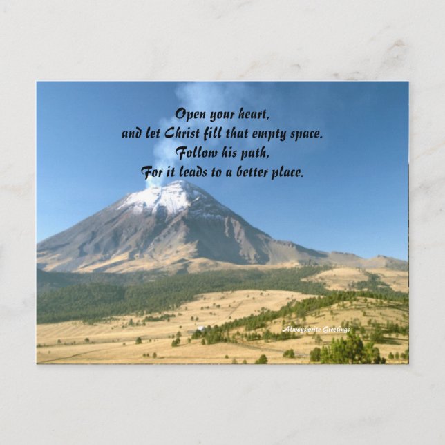 Carte Postale Suivez le chemin de christ (Devant)